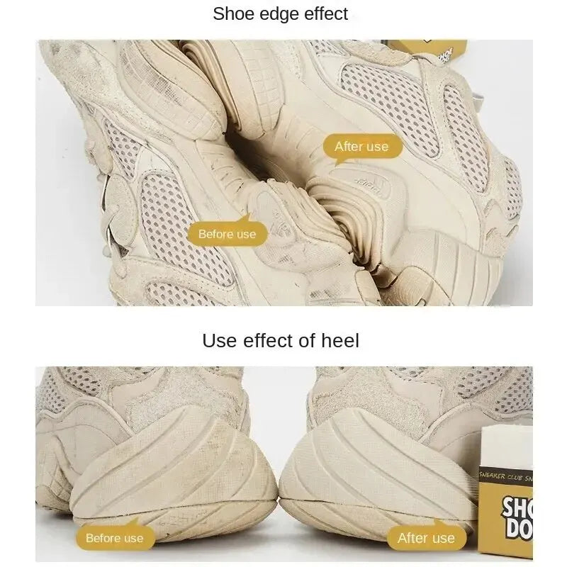 2 x Radiergummi für Schuhe / Schuhe reinigen Wunder