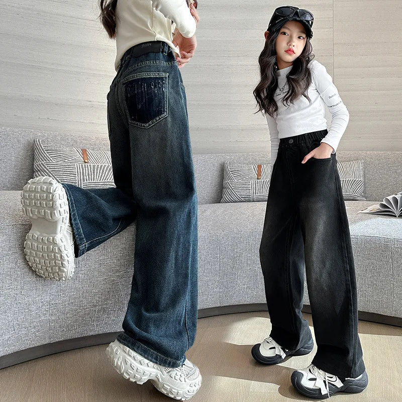 2024 New High Quality Mädchen Jeans 120-170