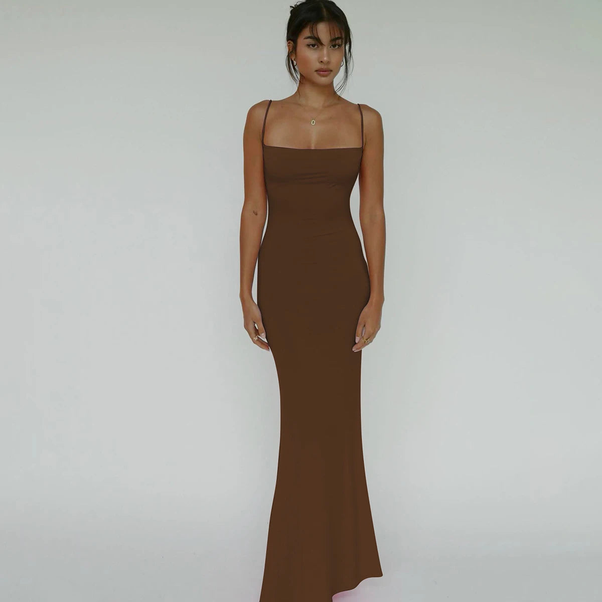 Hugcitar 2024 Frühling langes elegantes Kleid