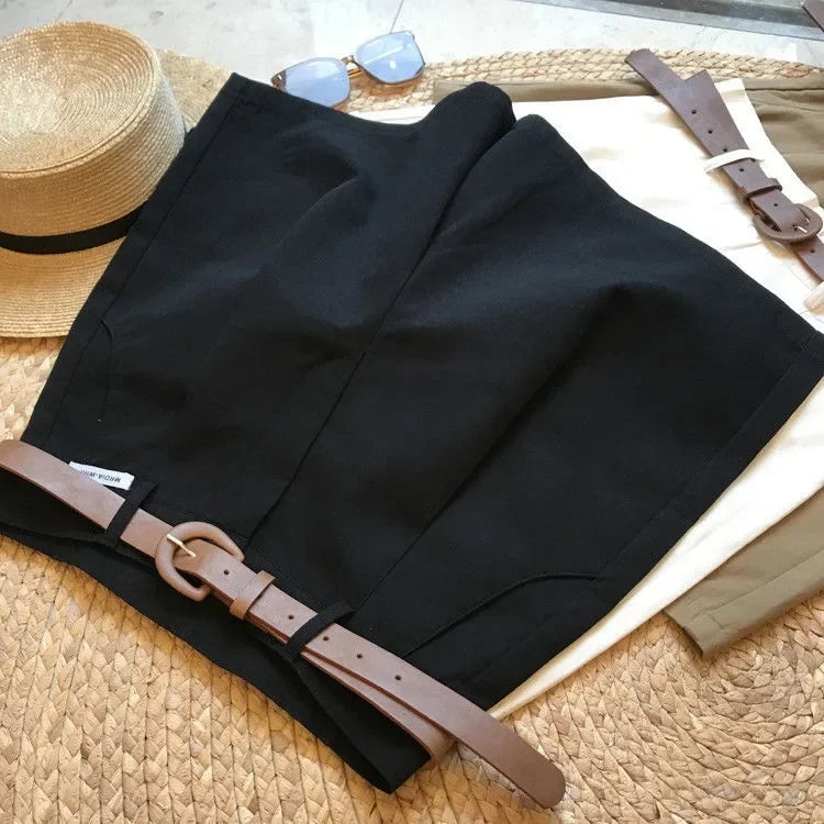 Neue Shorts mit weitem Bein für Damen Model 2024