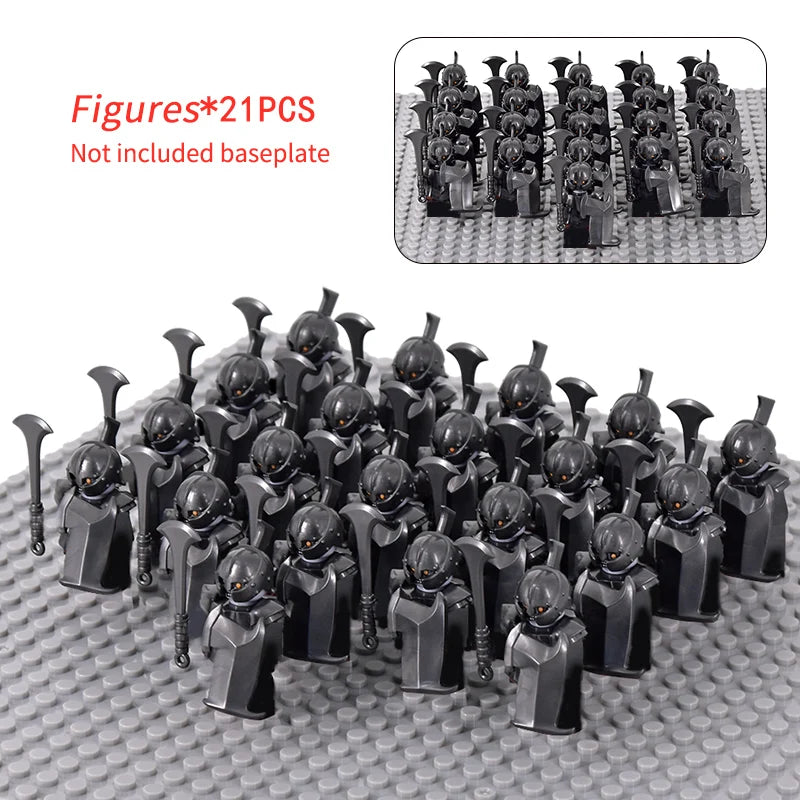 Brickpanda / Die Elfen, Soldat oder Orks Armee Figuren SETS Bausteine