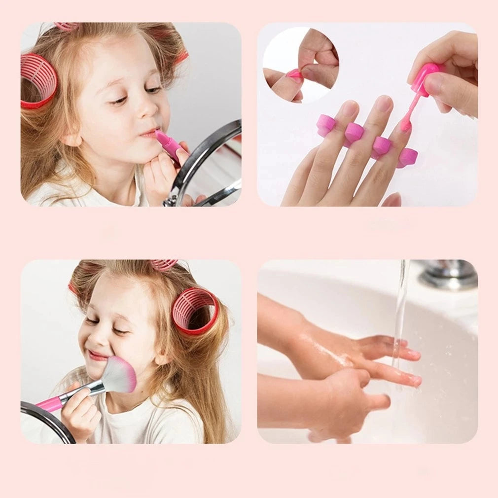 Kinder Make-up Kosmetik So tun als ob Spielen Box Prinzessin