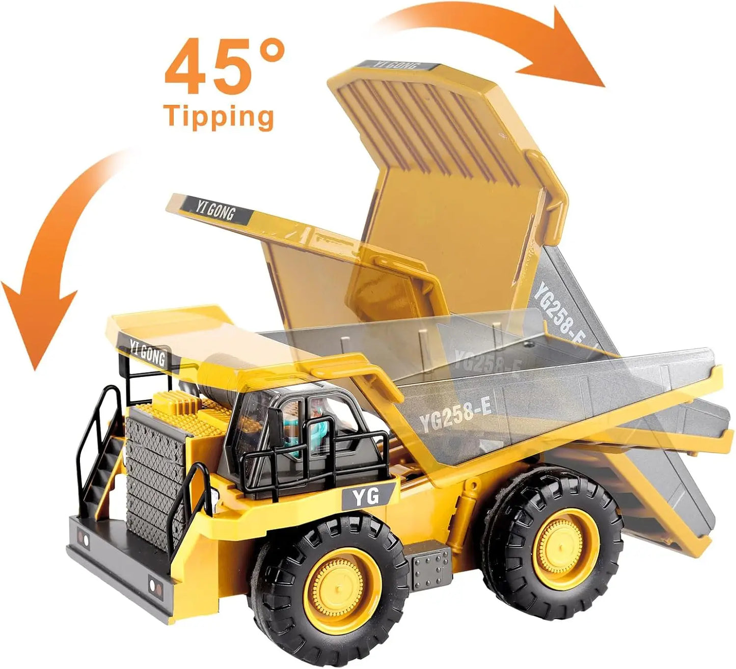 4WD Remote Control Bagger Kipper Raupe