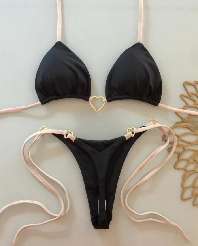 RUOTONSEPT Sexy Bikini Set Triangle Model Brazilian