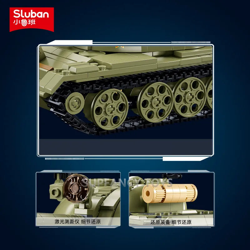 Sluban Militär Panzer oder Hubschrauber verschiedene Bausteine Sets