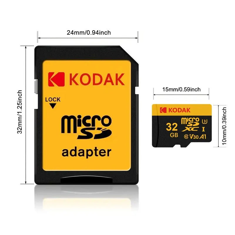KODAK Memory Card Driving Recorder 32GB 64GB Micro SD