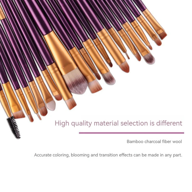 20 Stück Make-up Pinsel Set Lidschatten Pinsel Set