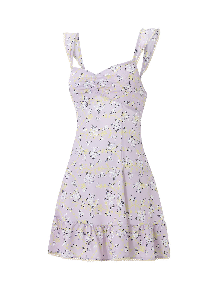 Fairy Cottage Kleid Blumen 90 Jahre Styl