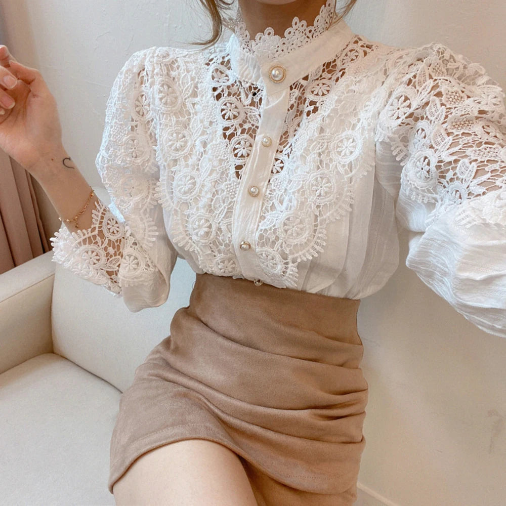WonMiracle Bluse / Spitze