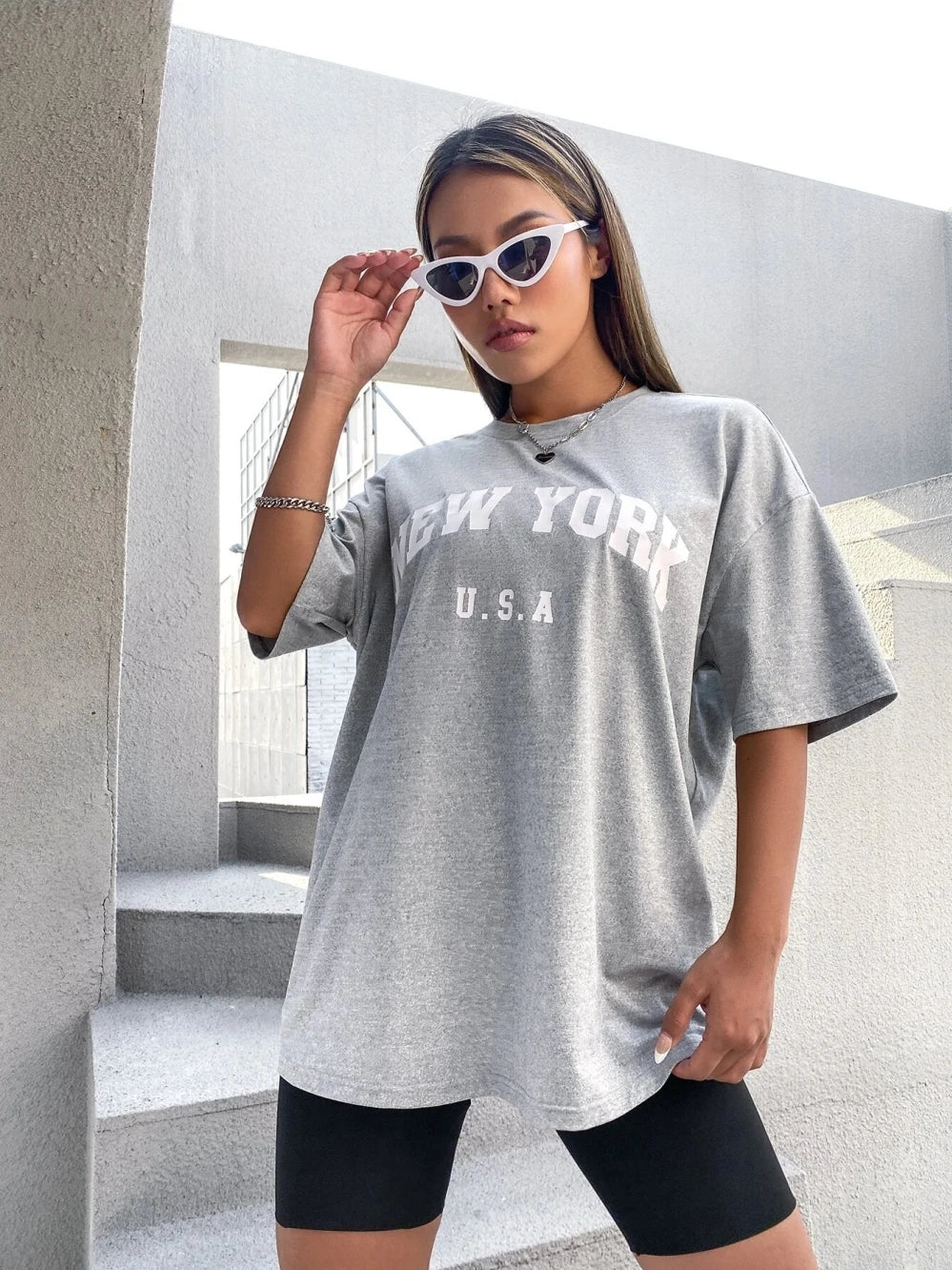 Damen New York City T-Shirt