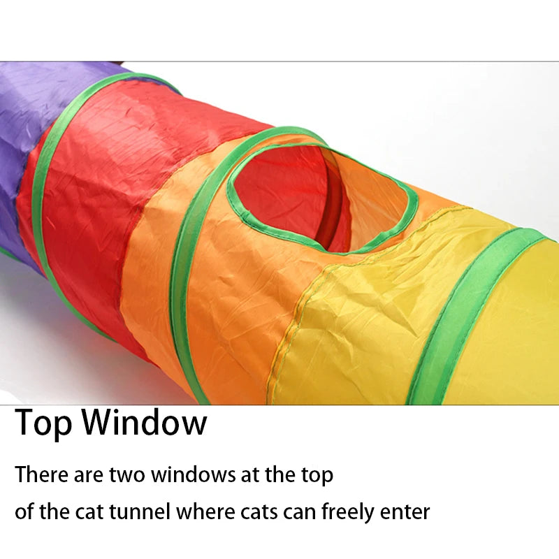 Katze Tunnel Röhre Faltbare Katze Spielzeug Kätzchen Training Interaktives Spaß