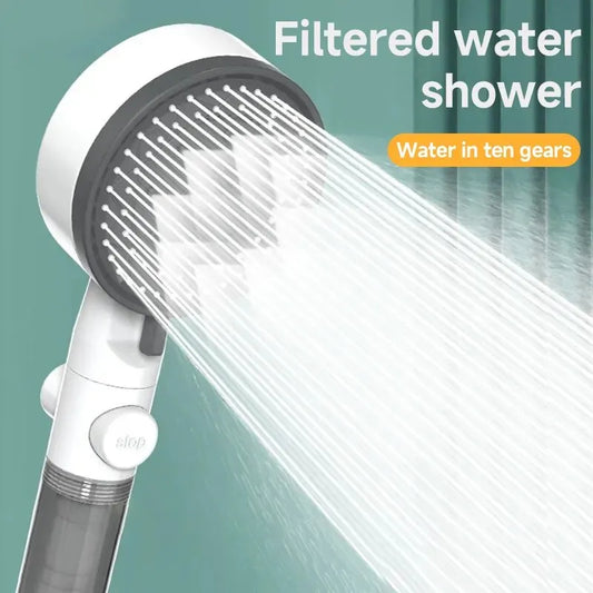 Hochwertiger 8-Modus-Duschkopf-Wasserfilter Einstellbare Hochdruckdusche