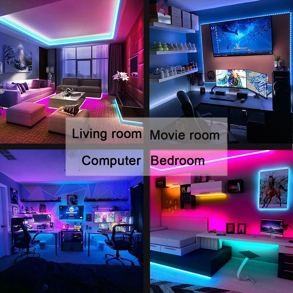 5V RGB 5050 LED Light Strip USB Infrarot Fernbedienung Flexible Lampe