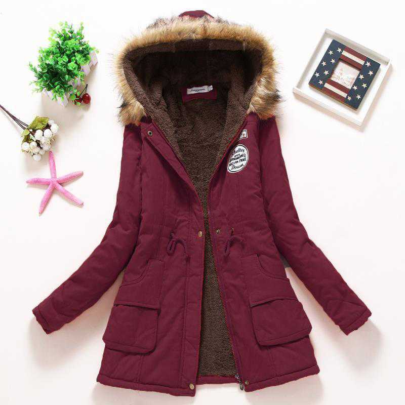 Herbst Winter Baumwolljacke Classic
