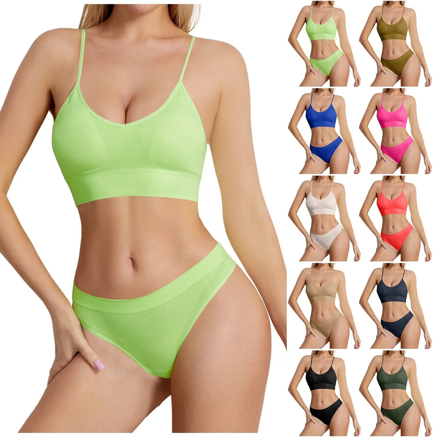Damen BH-Set mit Tanga Höschen / Unterwäsche Set