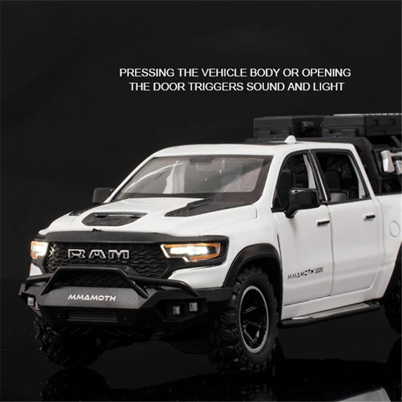 1:32 Dodge Mammut 1000 trx Spielzeugauto Modelauto