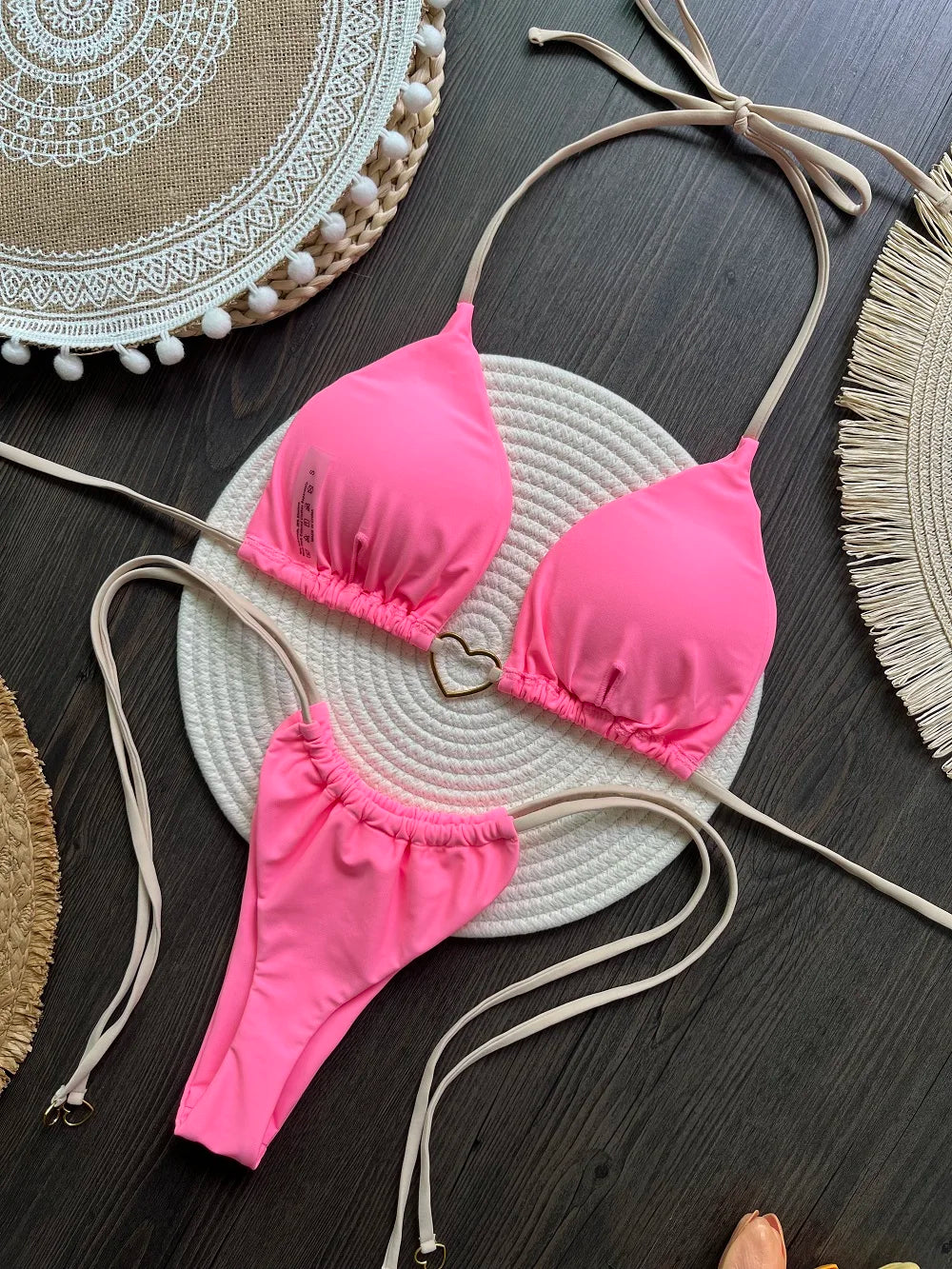 RUOTONSEPT Sexy Bikini Set Triangle Model Brazilian