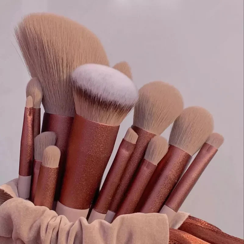 13 teiliges Makeup Pinsel Set Lidschatten Kosmetikpinsel