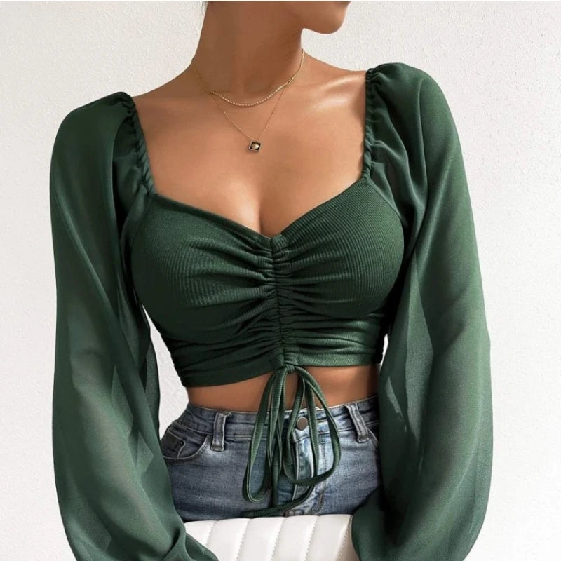 Allukasa Longshirt Bluse mit Hülsen (verschiedene Farben)