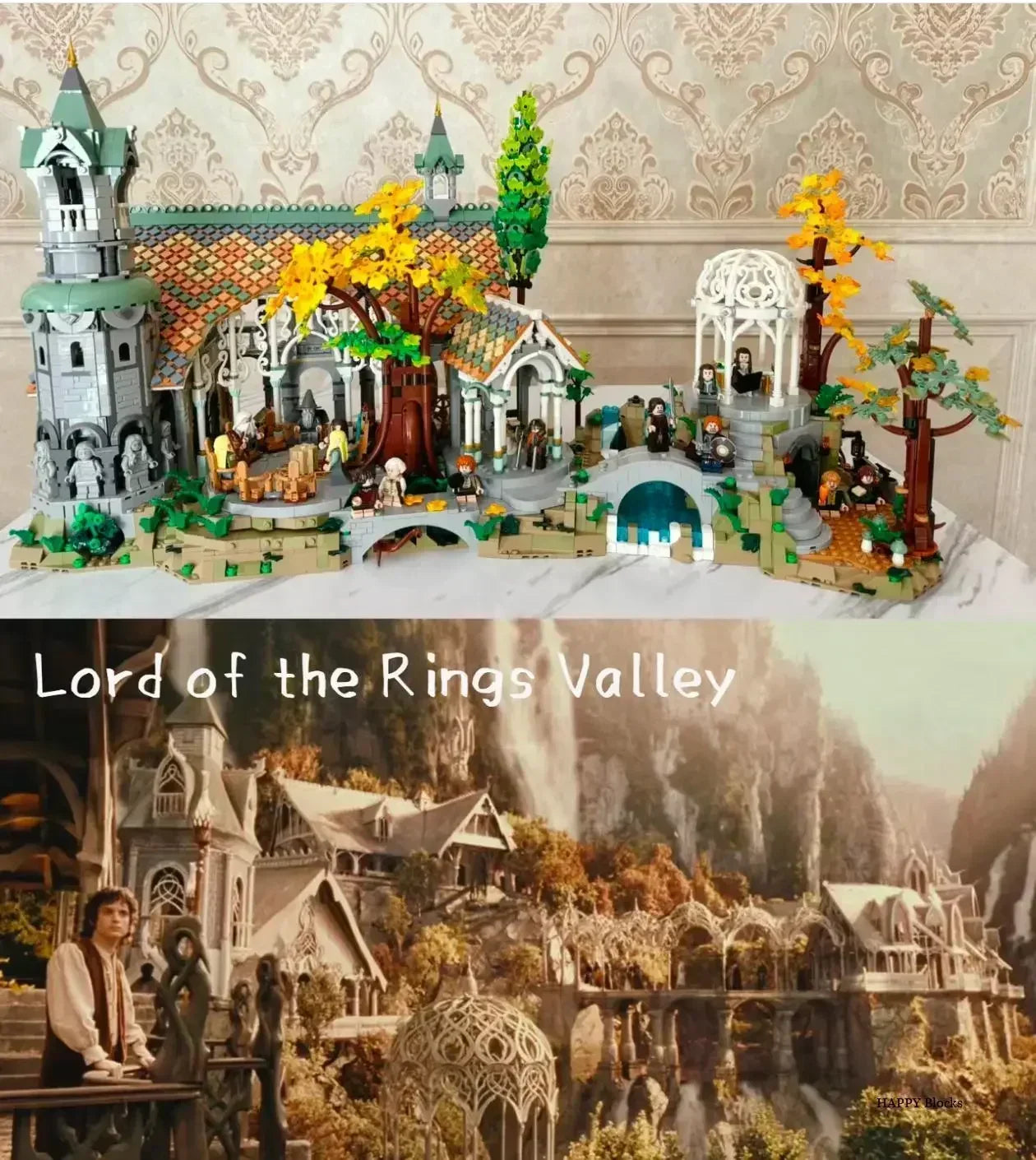 Brickpanda Rivendell Castle Modellbausteine 6167 Teile