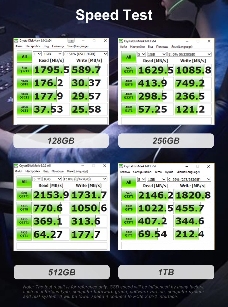 KingSpec M.2 SSD 120 GB 256 GB 512 GB 1 TB SSD Festplatte