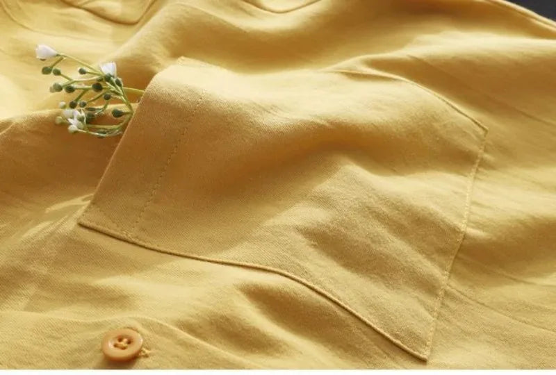 Damen Hemd Frühling Sommer koreanische Mode MIDI SHIRT LANG