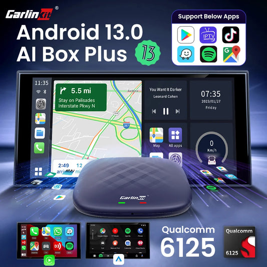 CarlinKit Wireless Carplay Android Auto TV Box Android 13 Kit