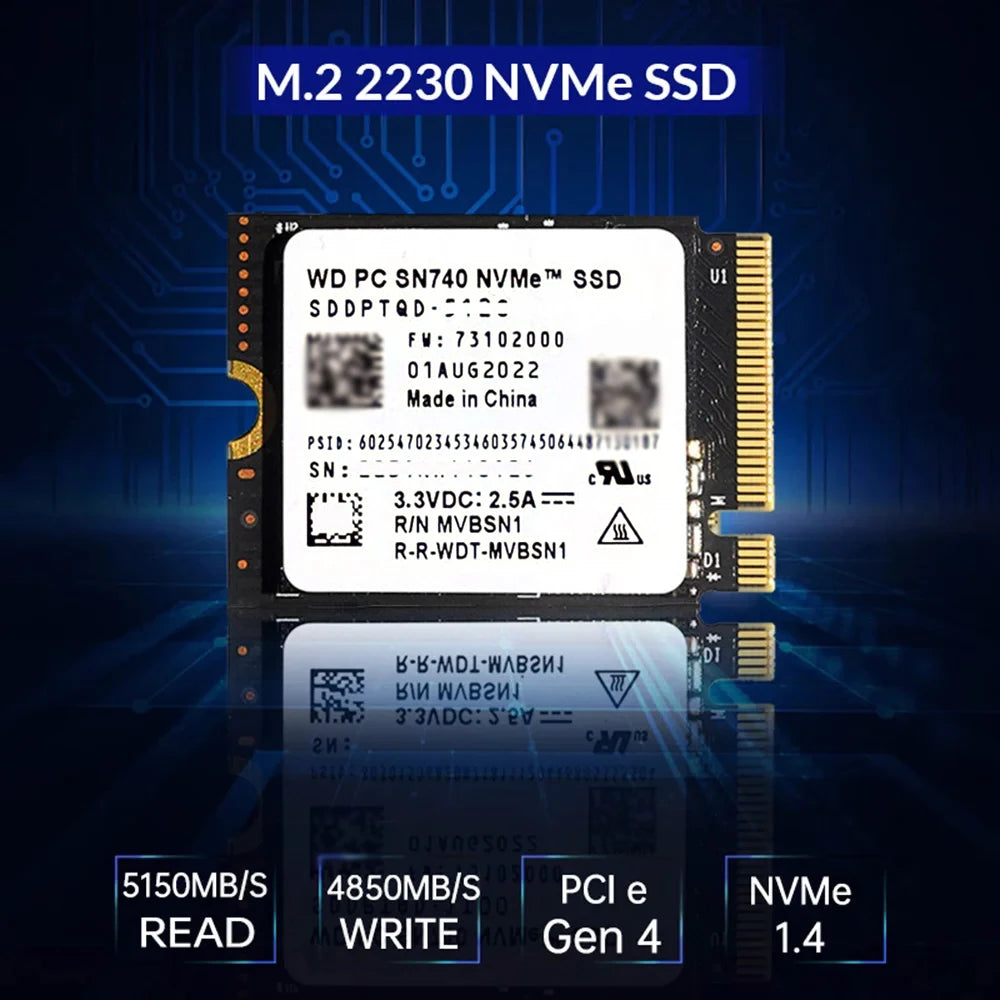 Western Digital WD SN740 1TB 2TB SSD M.2 2230 Gen4 PCIe 4.0 X4 NVMe Solid