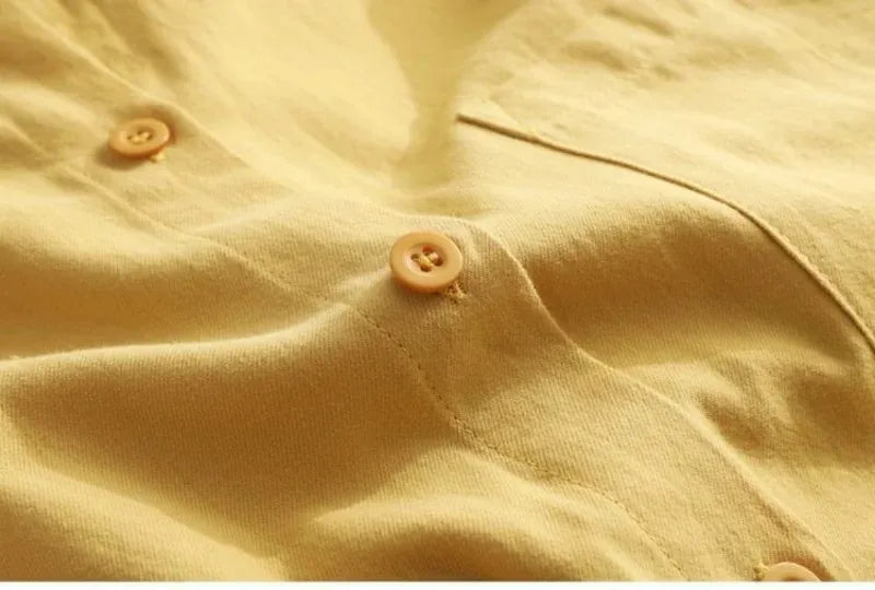 Damen Hemd Frühling Sommer koreanische Mode MIDI SHIRT LANG