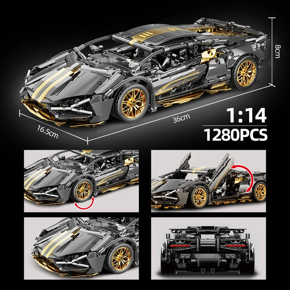 ToylinX 1:14 Bausteine AUTO MOC (verschiedene Modele)