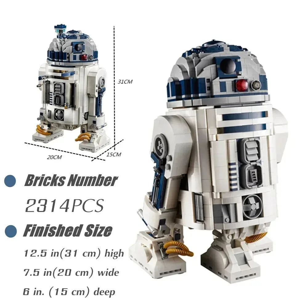 MINISO 2314 Teile Roboter R2-D2 Figuren Bausteine Set