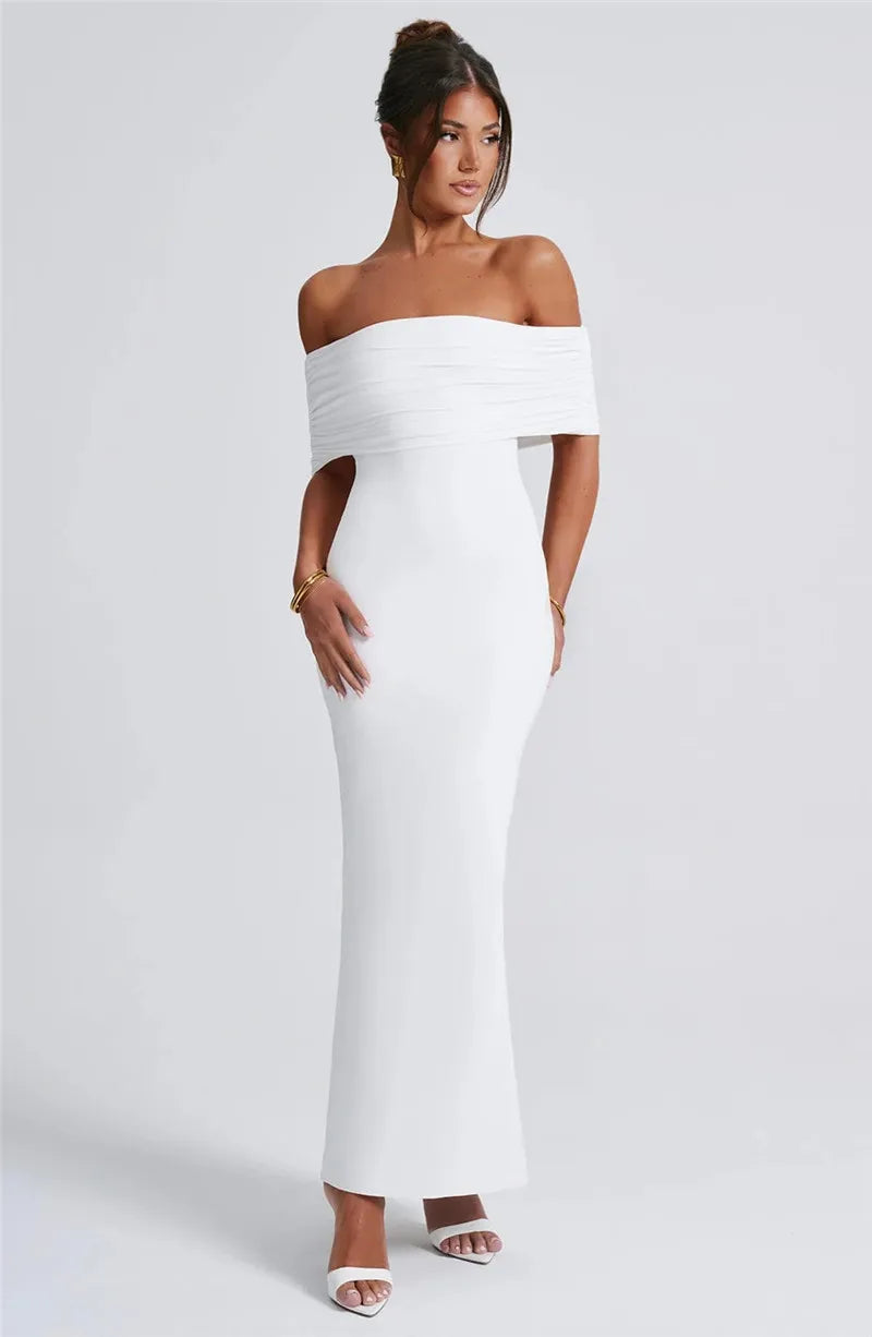 Mozision langes eleganter Kleid
