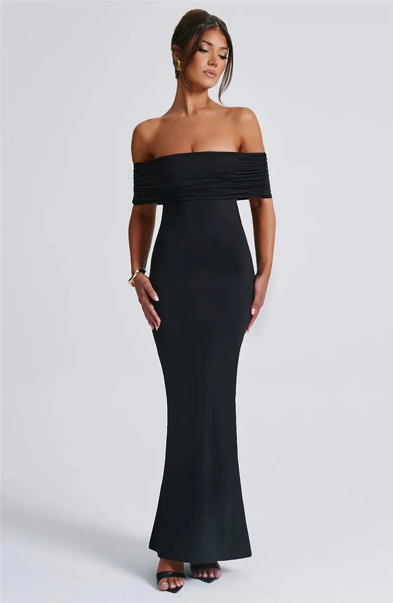 Mozision langes eleganter Kleid