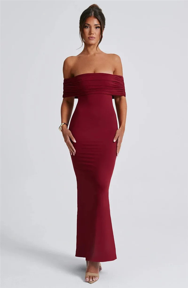 Mozision langes eleganter Kleid