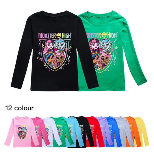 Monster High Longshirt Mädchen Pullover Größe 100-170
