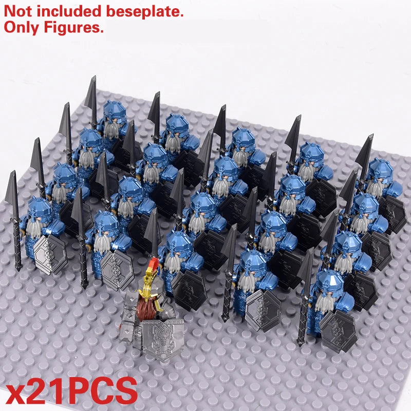 Brickpanda / Die Elfen, Soldat oder Orks Armee Figuren SETS Bausteine