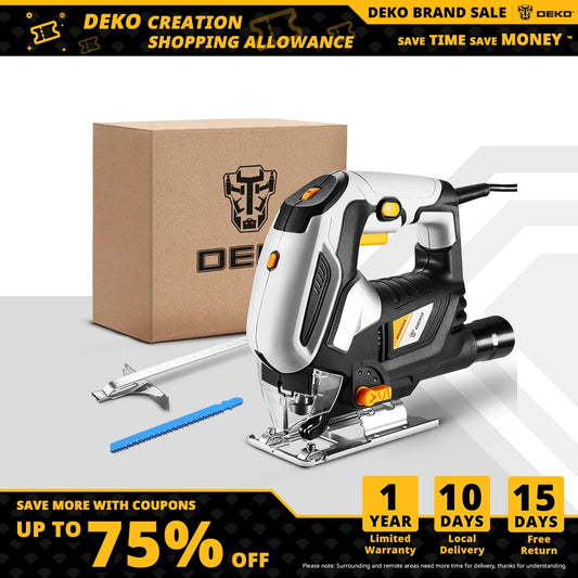 Deko 600-1000w Stichsäge mit variabler Geschwindigkeit 220V