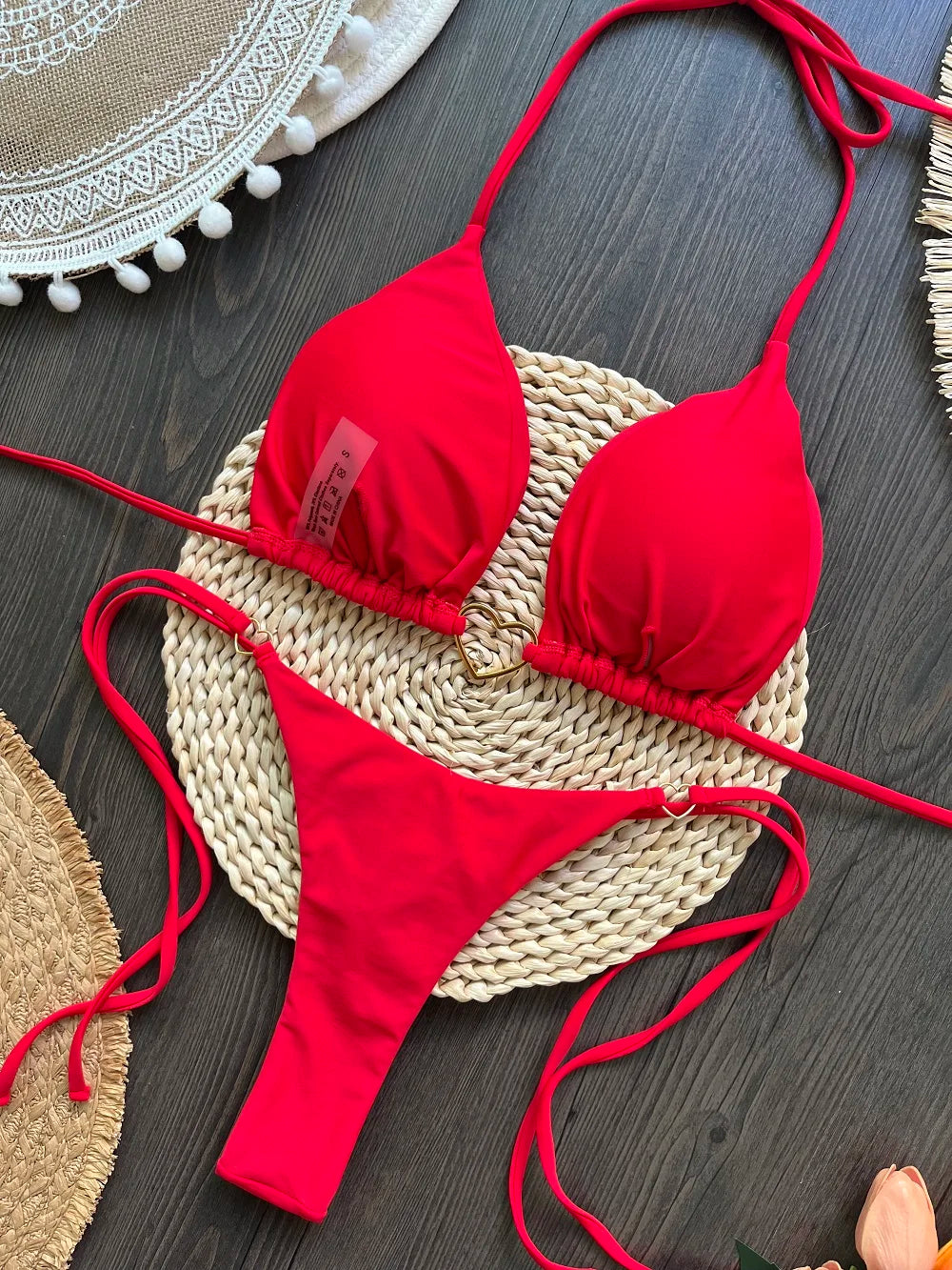 RUOTONSEPT Sexy Bikini Set Triangle Model Brazilian
