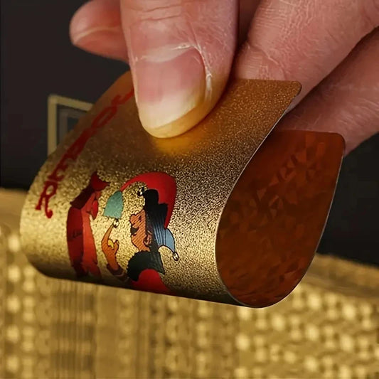 24K Gold Poker Kartendeck