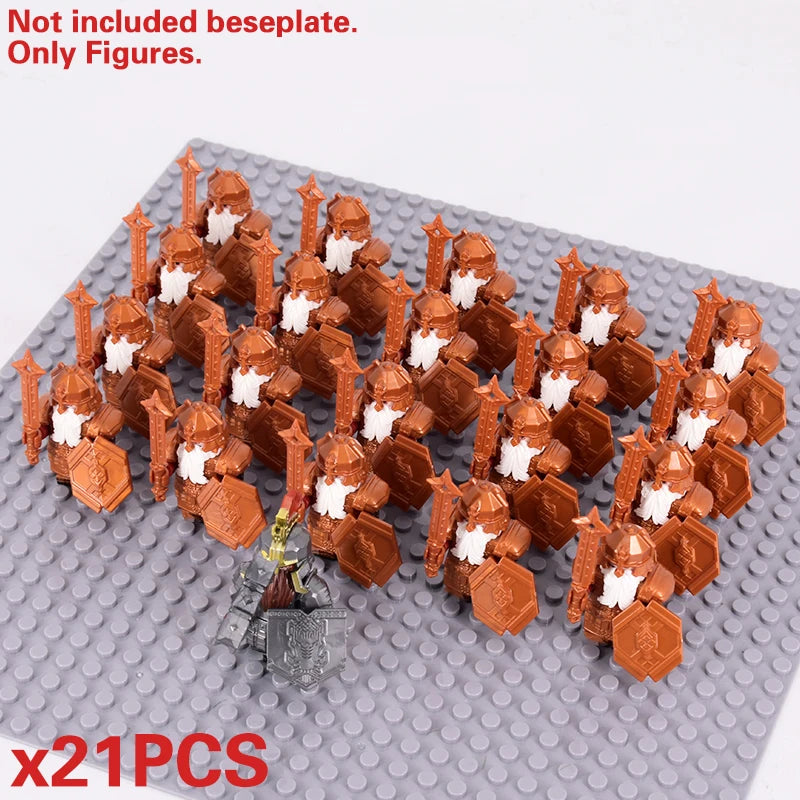 Brickpanda / Die Elfen, Soldat oder Orks Armee Figuren SETS Bausteine