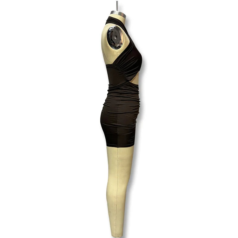 Streetwear Mini Kleid Schnürkleid 2024