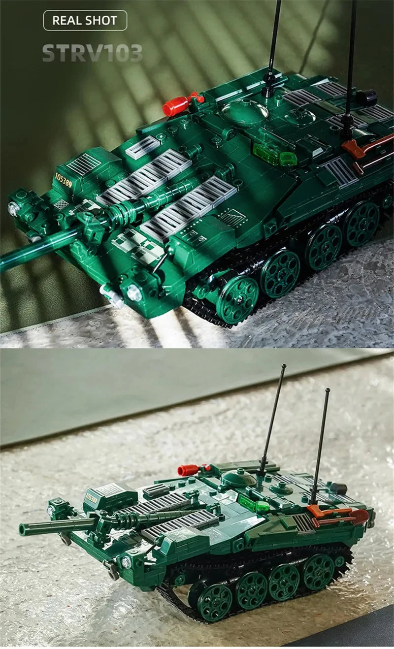 Sluban Militärische Serie schwere Kampfpanzer