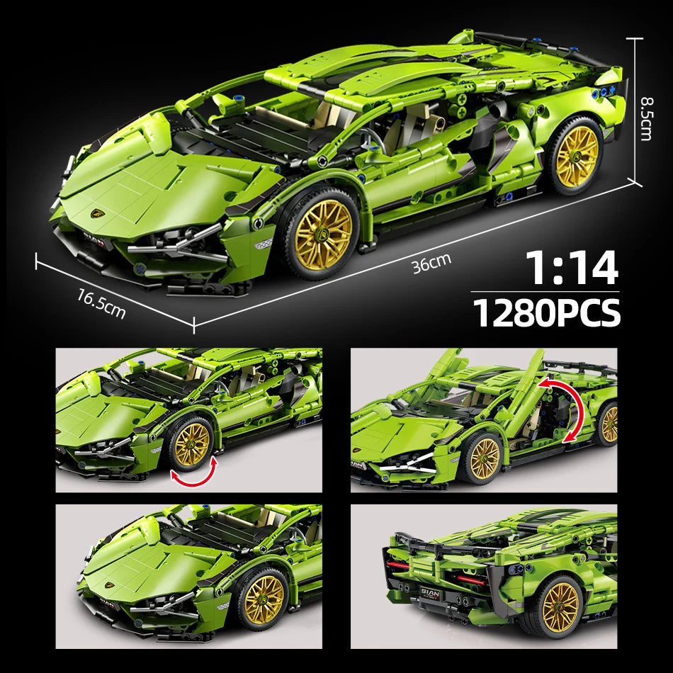 ToylinX 1:14 Bausteine AUTO MOC (verschiedene Modele)