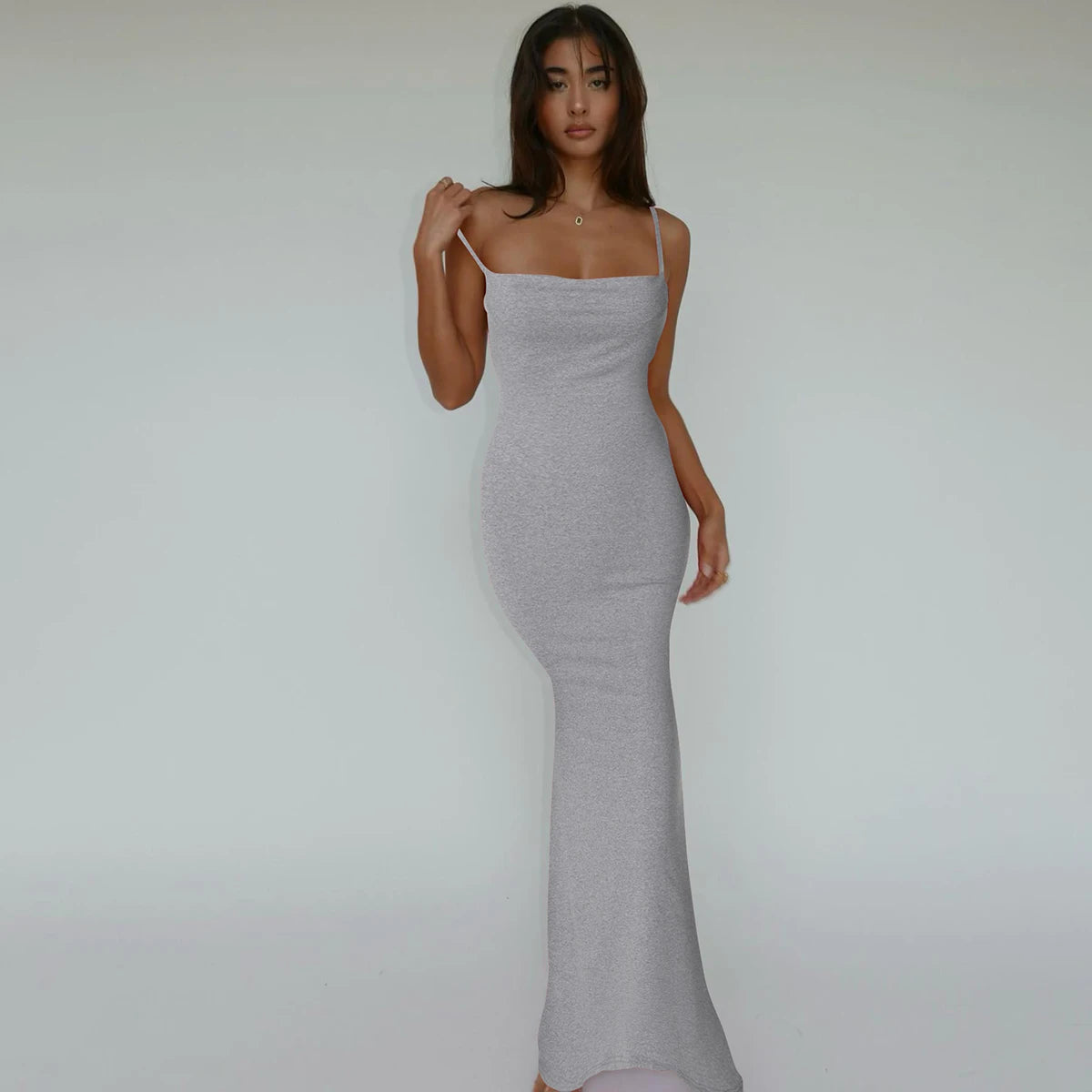Hugcitar 2024 Frühling langes elegantes Kleid