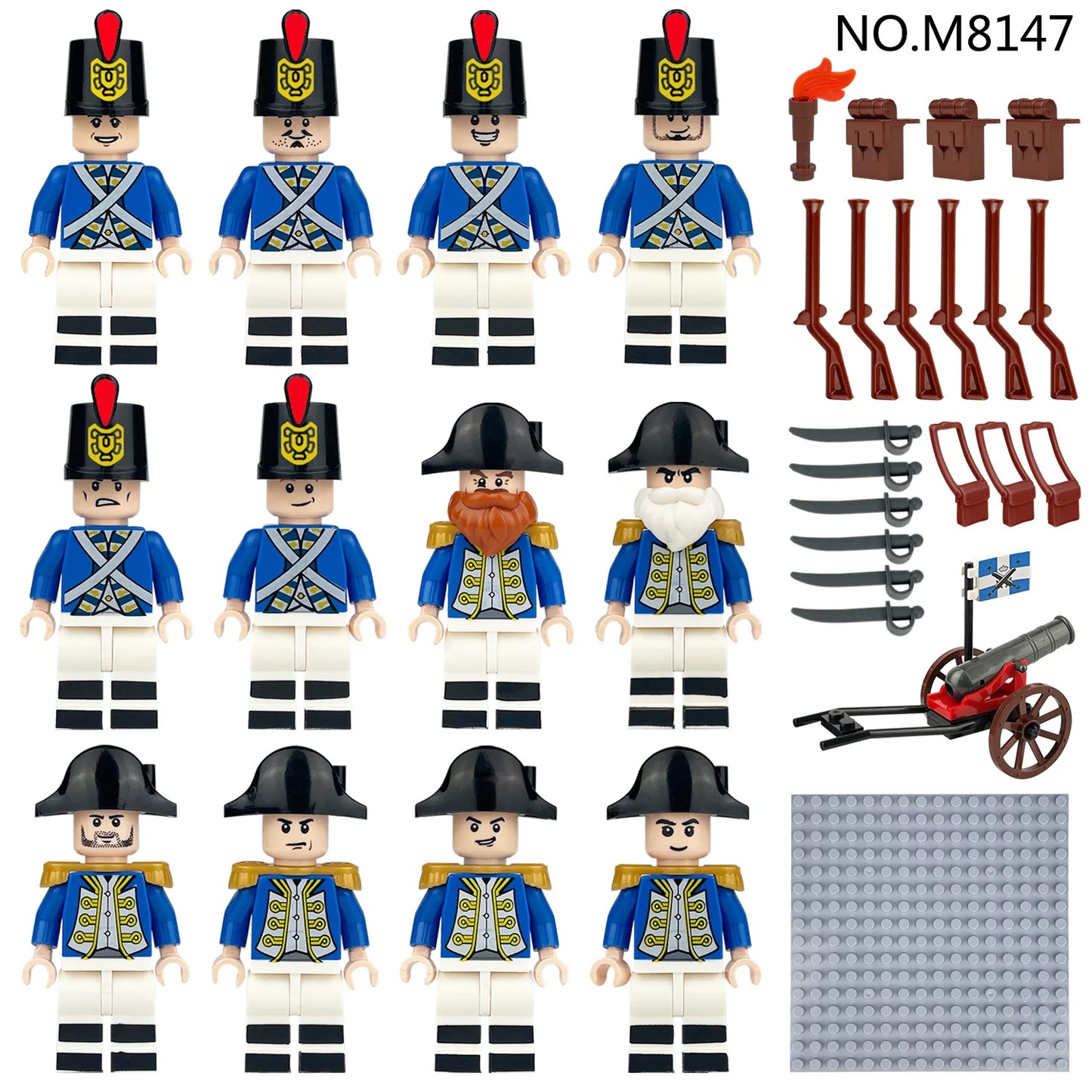 12 Royal Navy Expedition M8147 Soldaten, Waffen, Kanone