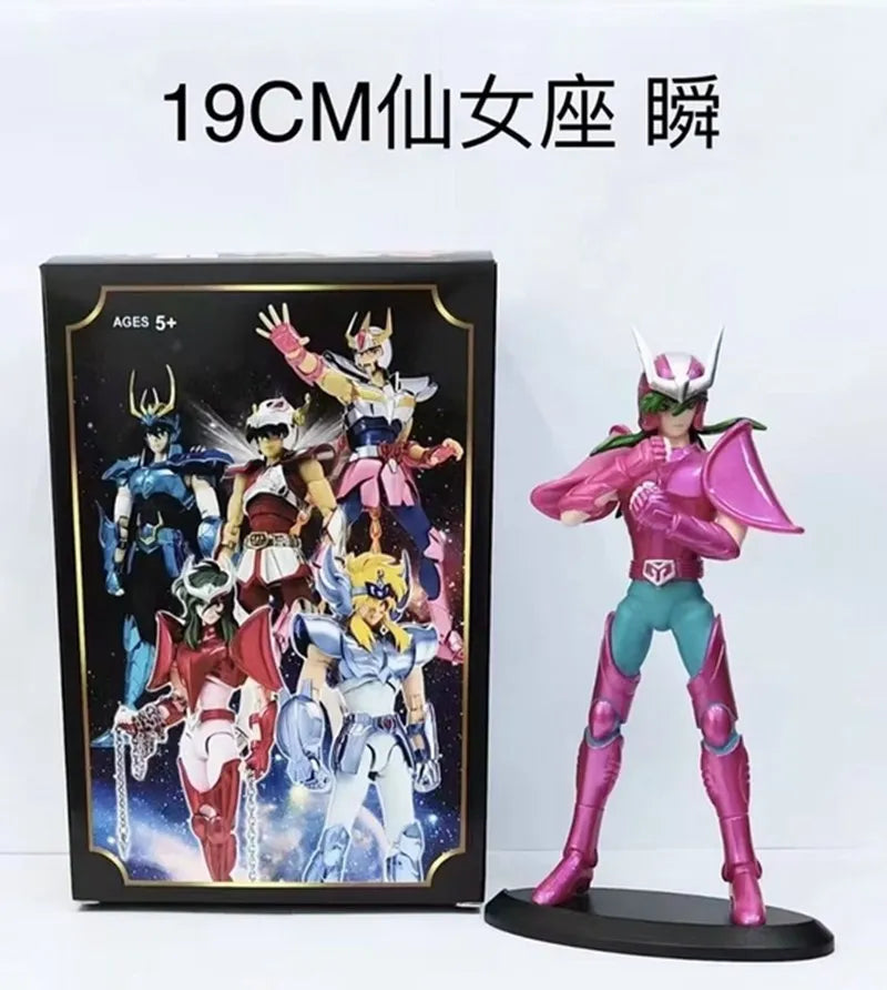19cm Anime Figur Phoenix Ikki Hyoga Seiya Shiryu Actionfigur
