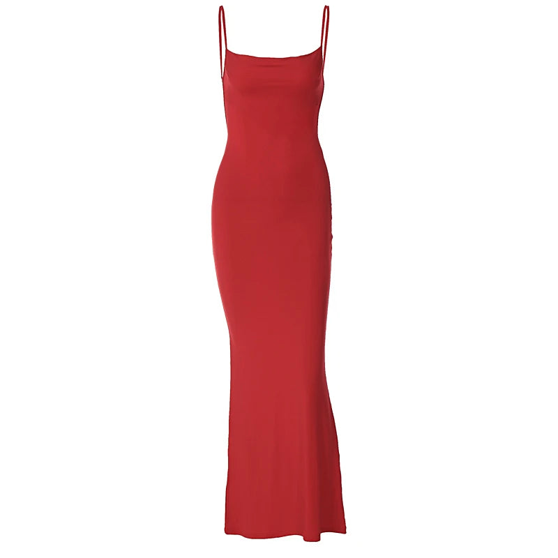 Hugcitar 2024 Frühling langes elegantes Kleid