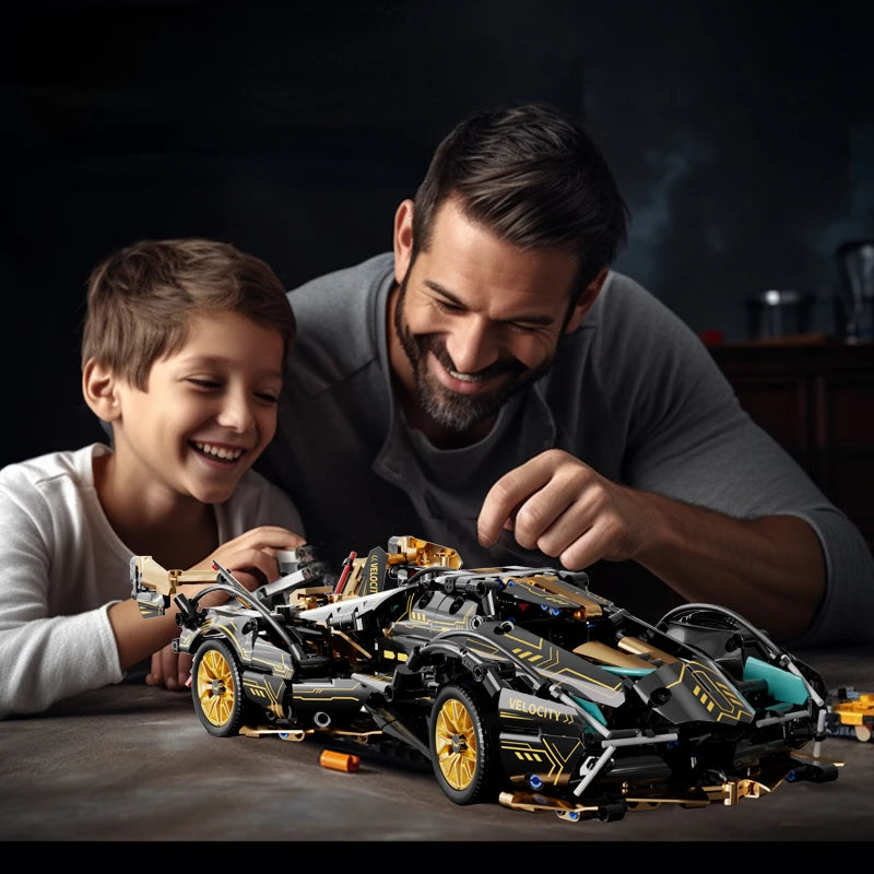Schwarzer v12 Roadster rc tech racer 1: 14 (Bausteine Set)