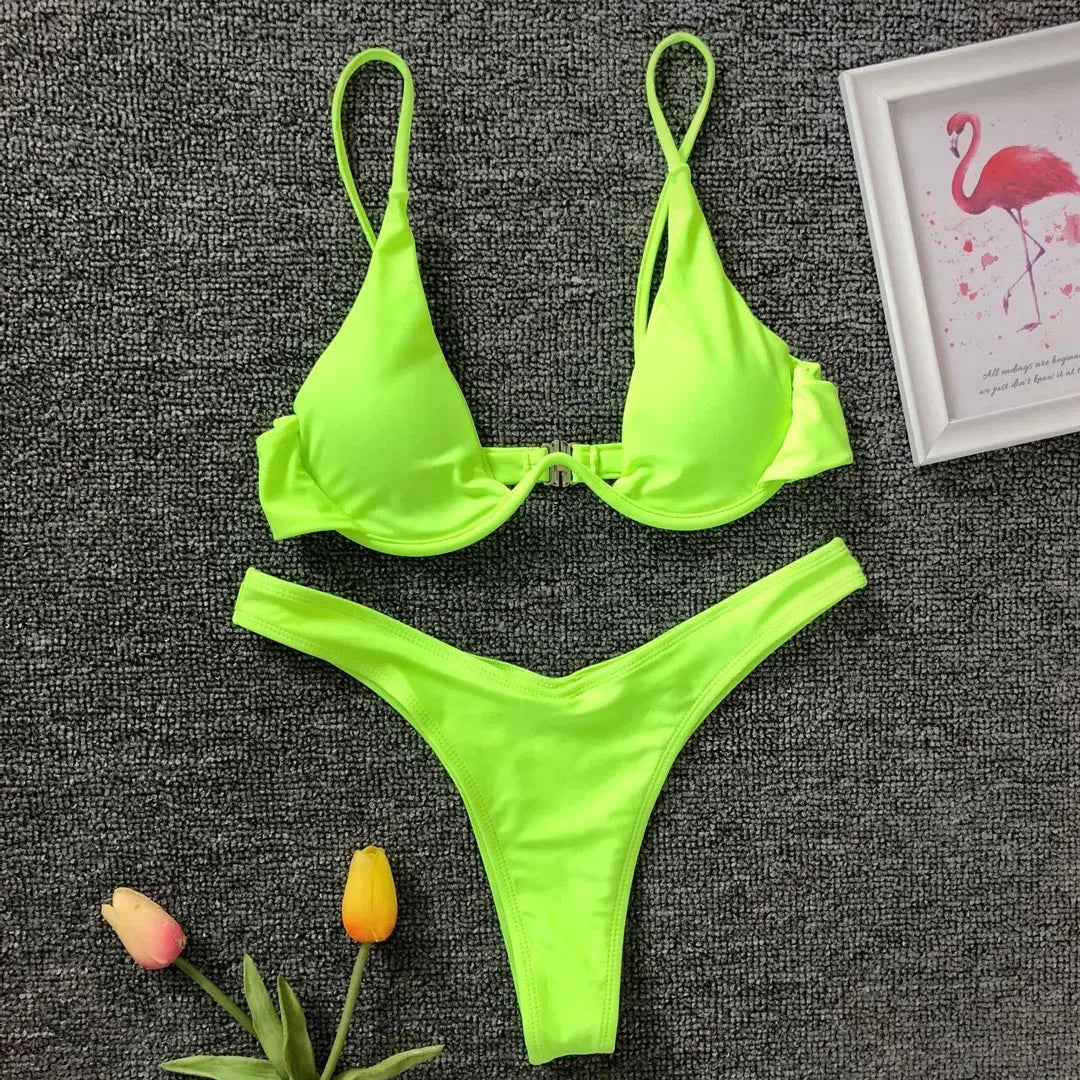 Bikini Set einfarbig