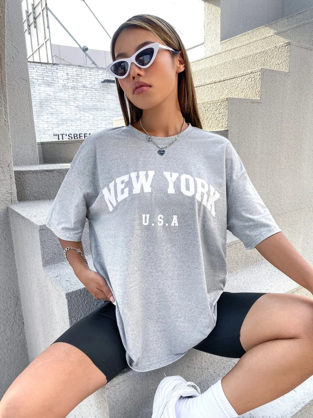 Damen New York City T-Shirt